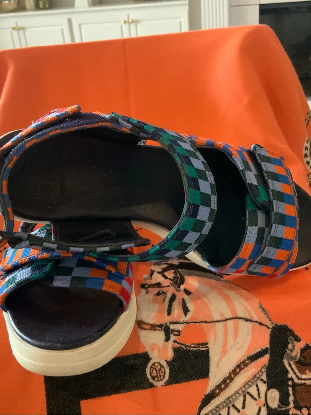 Tory Sport vibrant checkered